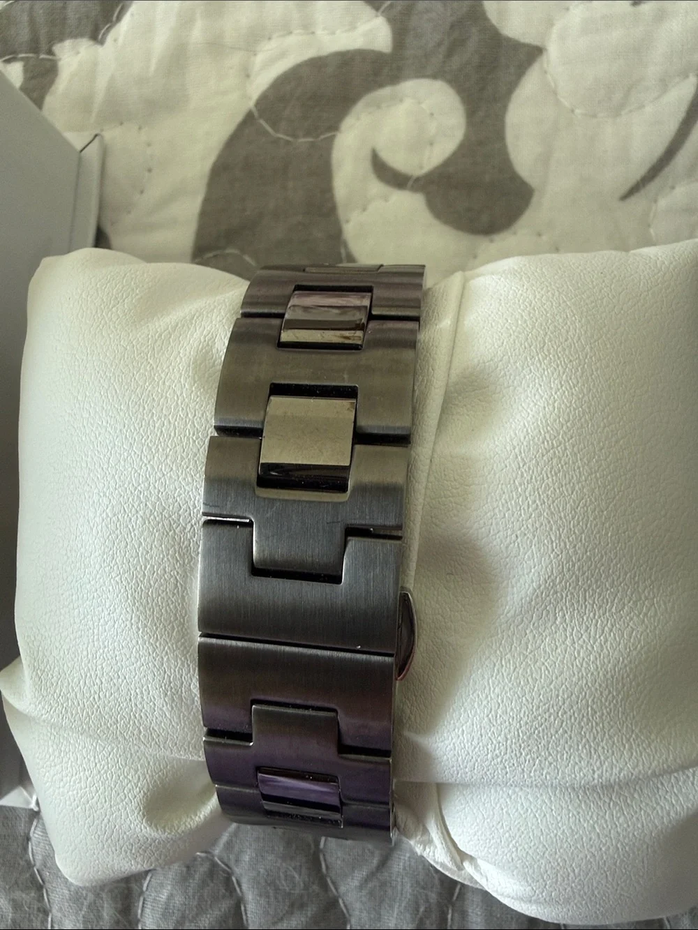 Movado Bold Women’s  Black Stainless Steel Minimalist Watch w/Rhinestone Accents